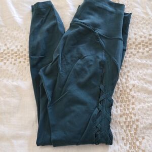 lululemon athletica Teal Leggings Size 6